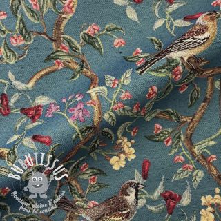 Tissu déco GOBELIN PREMIUM Bird Classic Allure