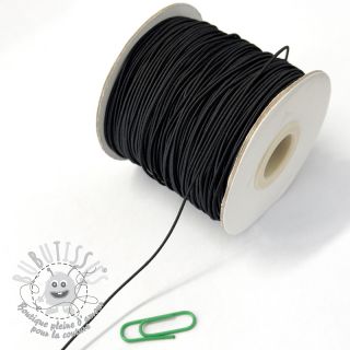 Élastique 1 mm black 100 m