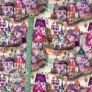 Jersey Little Village pink digital print