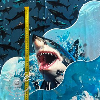 Jersey Great White PANEL digital print