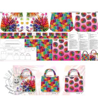 Tissu déco KIDS BAG Pencil explosion panel