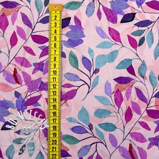 Viscose RADIANCE Barbara lavender digital print