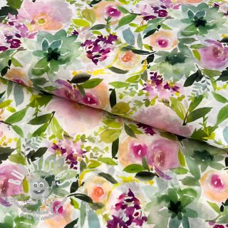 Tissu coton VOILE Fresh morning digital print