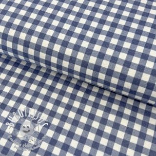 Tissu coton FLANNEL Check blue