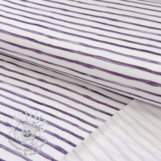 Sweat Wavy stripes violet digital print