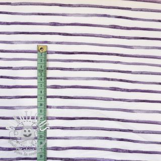 Sweat Wavy stripes violet digital print