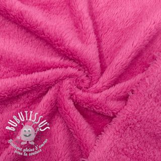 Polaire bien-etre DOUBLE FACE FLEECE TEDDY fuchsia