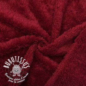 Polaire bien-etre DOUBLE FACE FLEECE TEDDY bordeaux