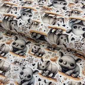 Jersey Wildlife doll eyes design B digital print