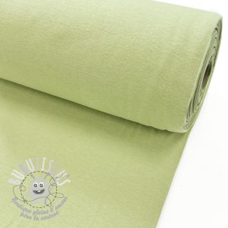 Bord-côte lisse PREMIUM lime green